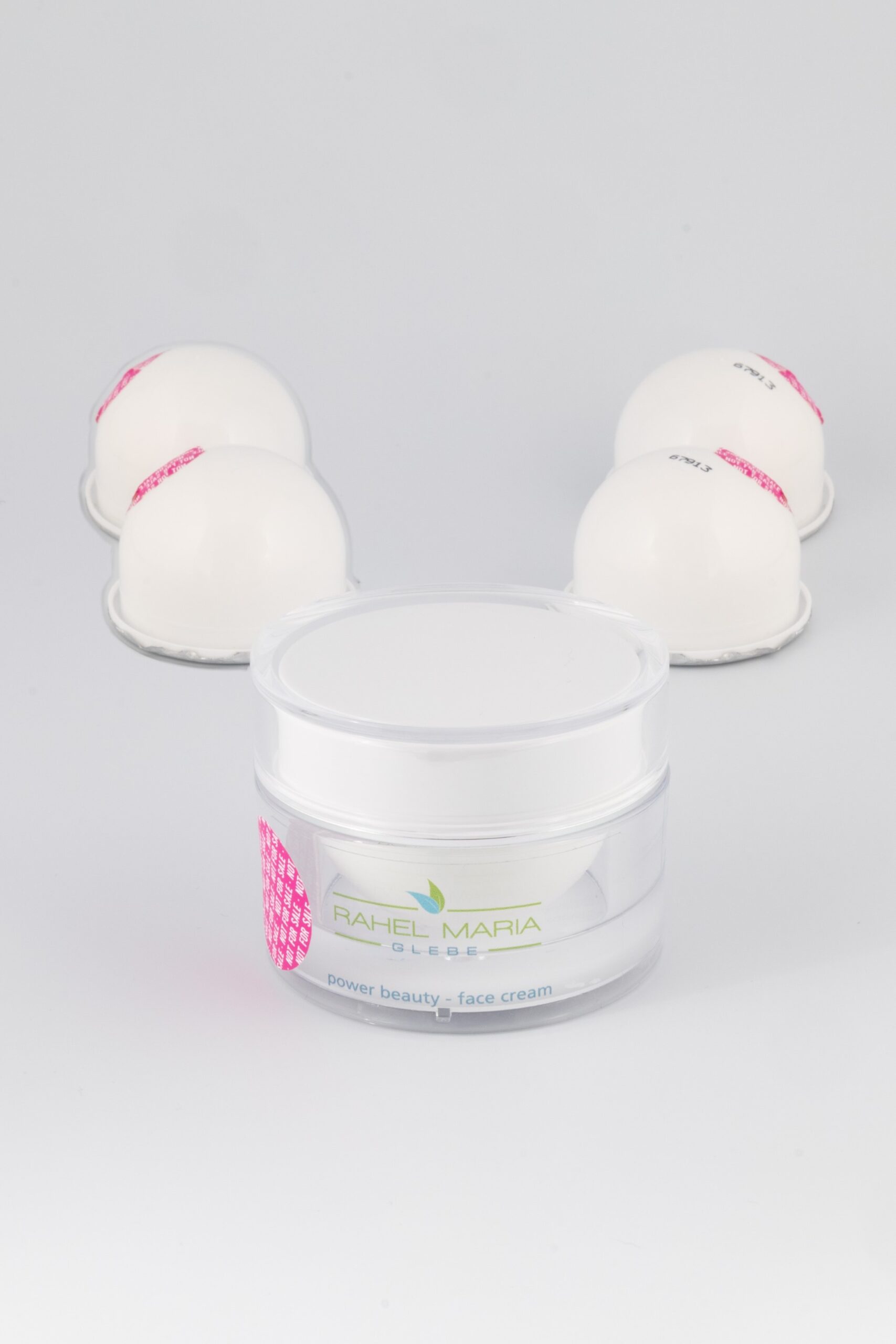 power beauty - Gesichtscreme extra | Kabinenware 250 ml = Tiegel + 4xRefill – Bild 2